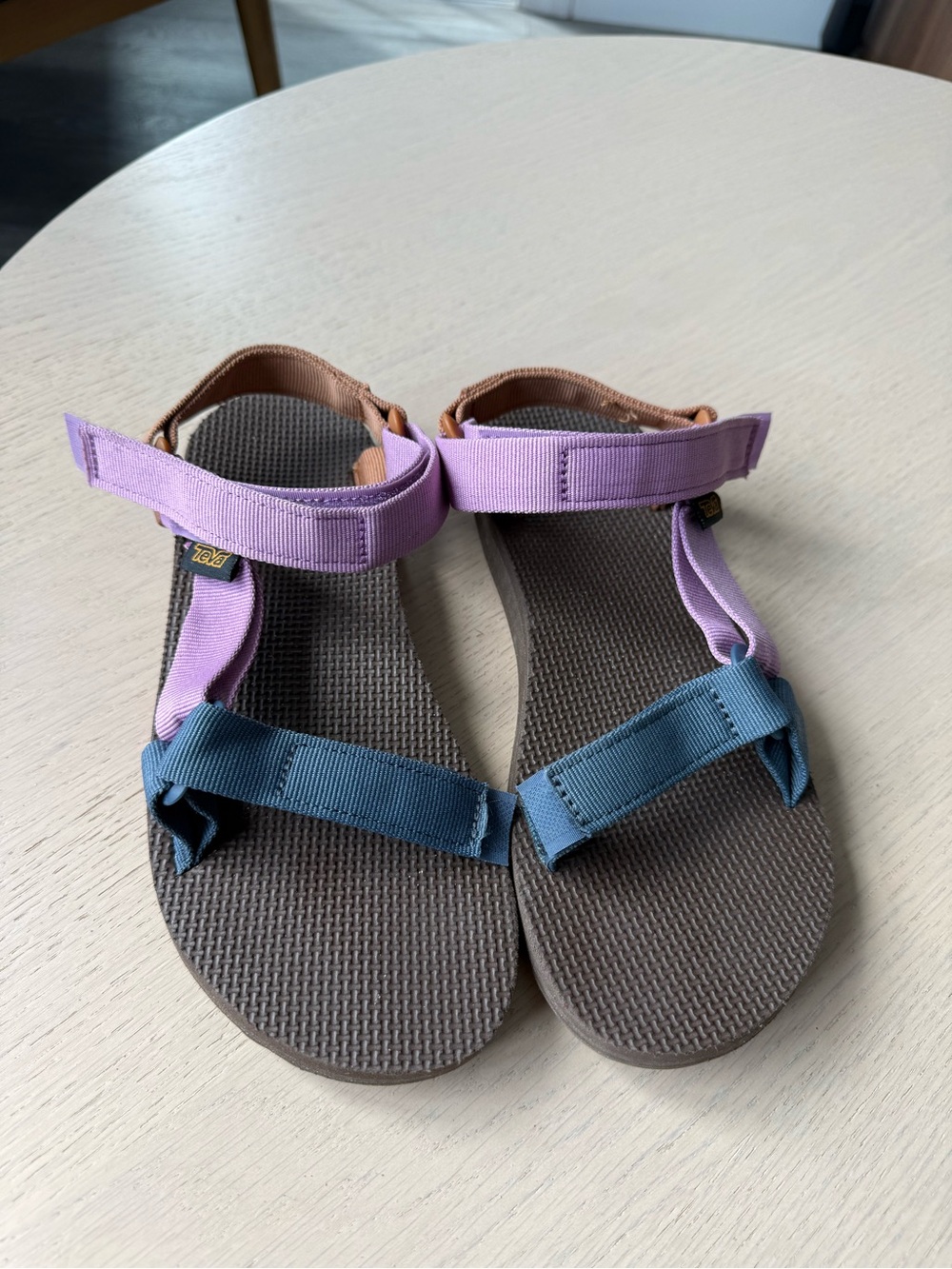 Teva Women’s Multi-Strap Sandals — Purple, Blue & Brown - Picture 2 of 5